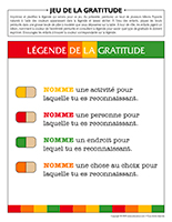 Jeu de la gratitude