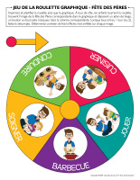 Jeu de la roulette graphique-Fête des Pères-1