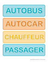 Jeu de mots-Autobus