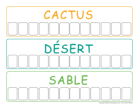 Jeu de mots-Cactus