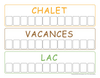 Jeu de mots-Chalet