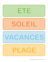 Jeu de mots-Ete