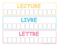 Jeu de mots-Éveil à la lecture