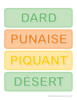 Jeu de mots-Le jardin des cactus
