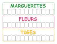 Jeu de mots-Marguerites