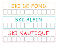 Jeu de mots-Ski