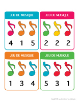 La musique, activités pour enfants.