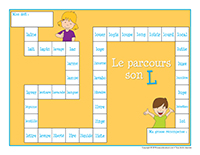 Jeu de parcours-Le son L