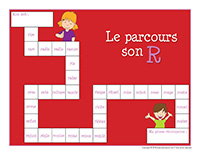 Jeu de parcours-Le son R