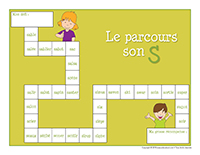 Jeu de parcours-Le son S