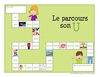 Jeu de parcours-Le son U