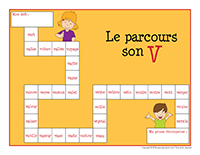 Jeu de parcours-Le son V