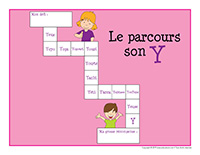 Jeu de parcours-Le son Y