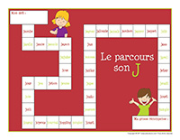 Jeu de parcours-Son J