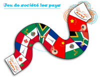 Jeu de société les pays