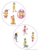 Jeu des doubles-Lutins de Paques