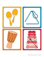 Jeu des instruments de musique