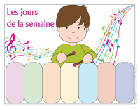 Jeu des jours de la semaine Jeu des jours de la semaine