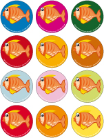 Jeu des places - les poissons