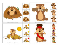 Jeu éduc-épingle-Jour de la marmotte