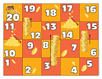 Jeu serpents et échelles-Trésors Jeu serpents et échelles-Trésors