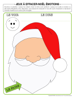 Jeux à effacer-Noel émotions