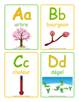 Jeux d'image-Abécédaire-Le printemps Jeux d'image-Abécédaire-Le printemps