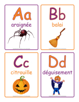 Jeux d'images-Abécédaire-Halloween