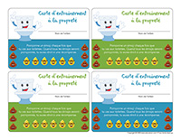 La carte d'entrainement