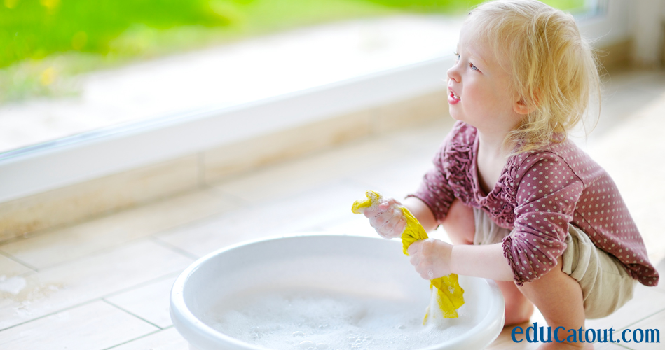 Le grand ménage du printemps, astuces éducatives.