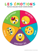 La Roue des Émotions - Imprimez-La Gratuitement