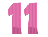 Le nombre 11 à enfiler Le nombre 11 à enfiler
