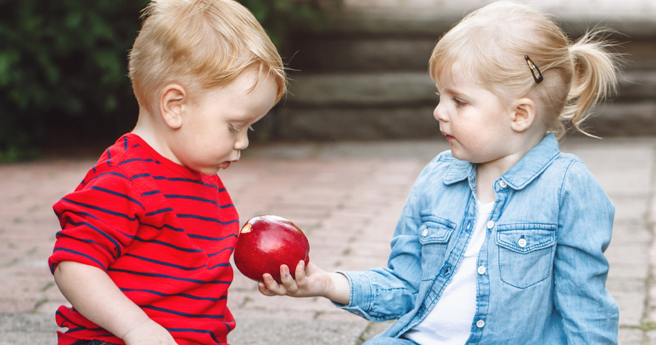 Le partage avec les tout-petits