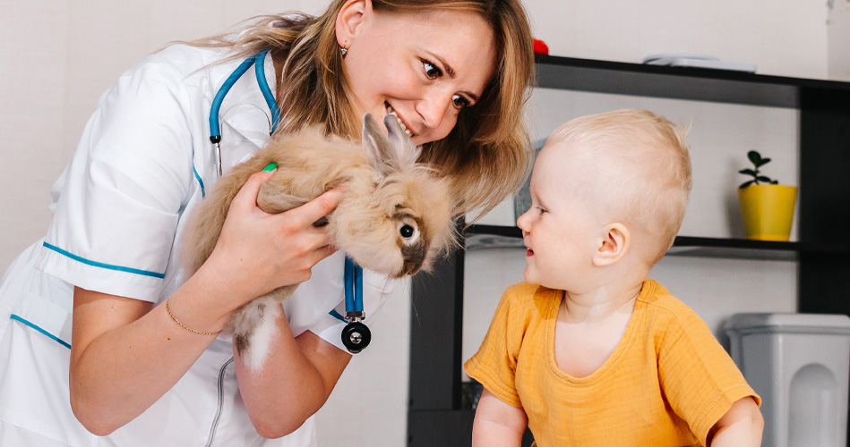 Le thème des vétérinaires chez les poupons