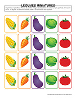 Légumes miniatures