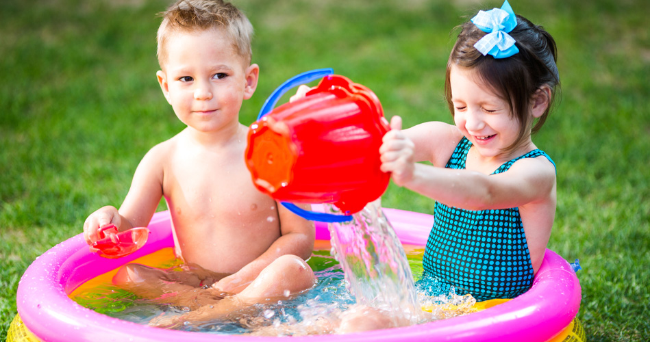 Les jeux d'eau, activités pour enfants.