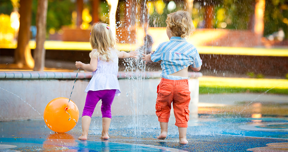 Les jeux d'eau