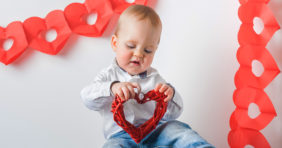 Les nouveautés sur le thème de la Saint-Valentin avec les 0 à 36 mois