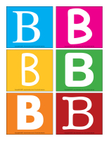Lettre B en couleurs-1 Lettre B en couleurs-1