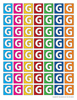 Lettre G miniatures Lettre G miniatures