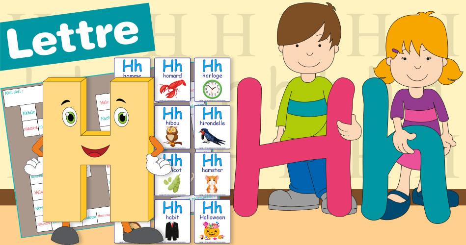Lettre H activites pour enfants Educatout