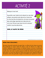 Lettre thématique-Halloween-Les décorations-Activité-2