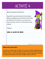 Lettre thématique-Halloween-Les décorations-Activité-4