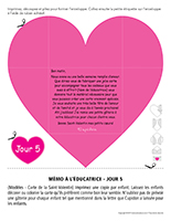 Lettre thématique-La Saint-Valentin Surprises-Jour 5