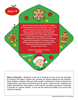 Lettre thematique-Noel-La cuisine-Jour 4 Lettre thematique-Noel-La cuisine-Jour 4