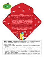 Lettre thématique-Noël Surprises-Jour 1 Lettre thématique-Noël Surprises-Jour 1