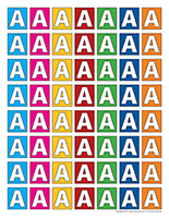 Lettres A miniatures