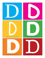 Lettres D en couleurs-1 Lettres D en couleurs-1