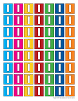 Lettres I miniatures