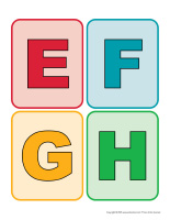 Lettres de l’alphabet